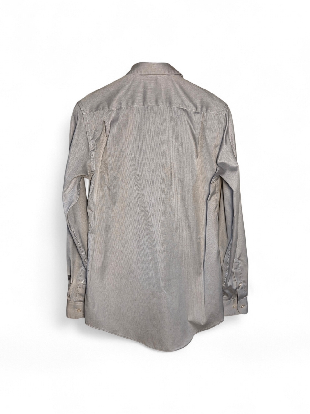 Awearness Kenneth Cole Men's Light Gray Slim Fit Dress Shirt Size 16Β½ Neck 36/37 - Picture 2 of 5